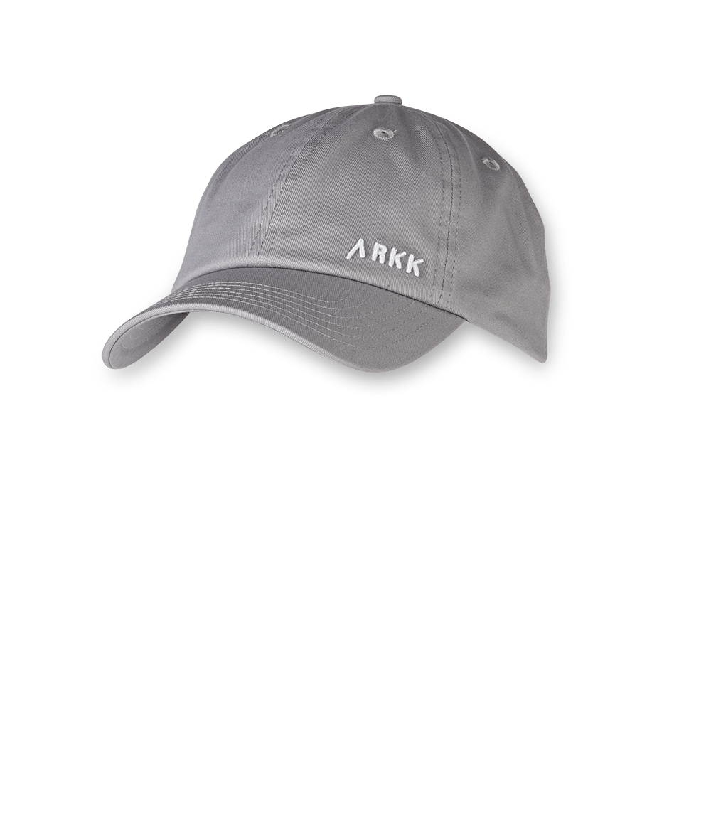 ARKK Accessories ARKK Dad Cap | Silver Gray White Cap